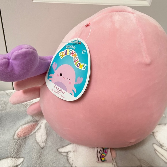 Squishmallows Cosmina Pink Crab 8” squishmallow - Picture 3 of 3